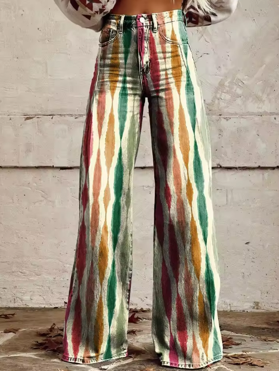 Isabella - Elegantní Boho Kalhoty
