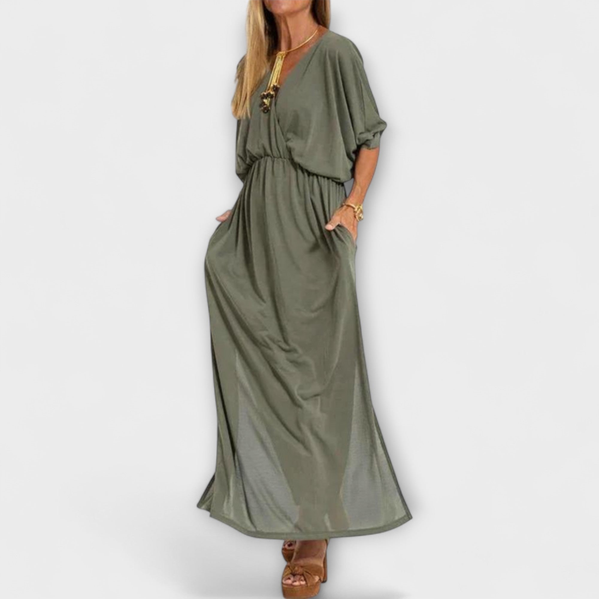 Lani - Vintage Maxi Šaty