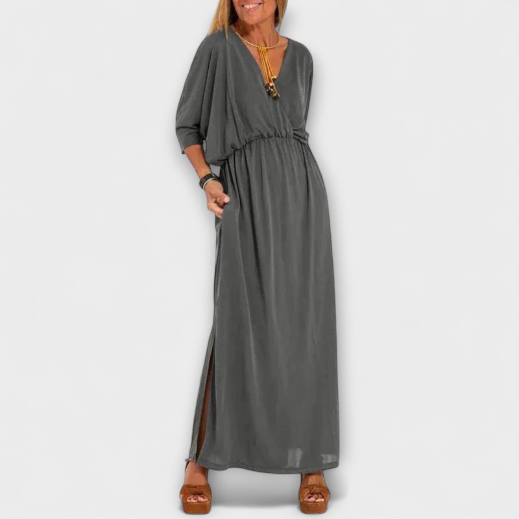 Lani - Vintage Maxi Šaty