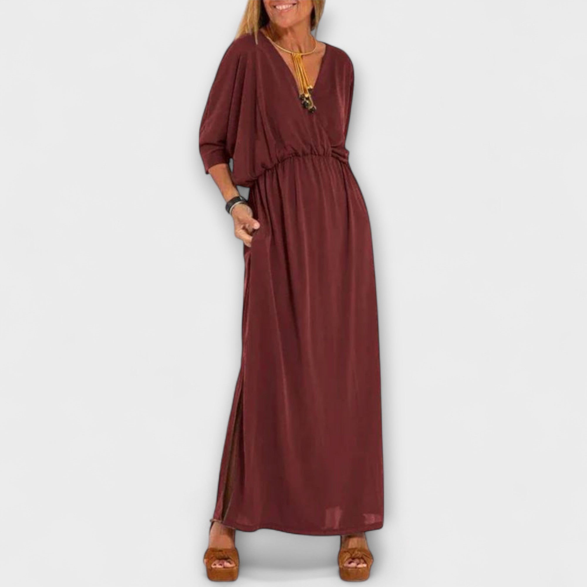 Lani - Vintage Maxi Šaty