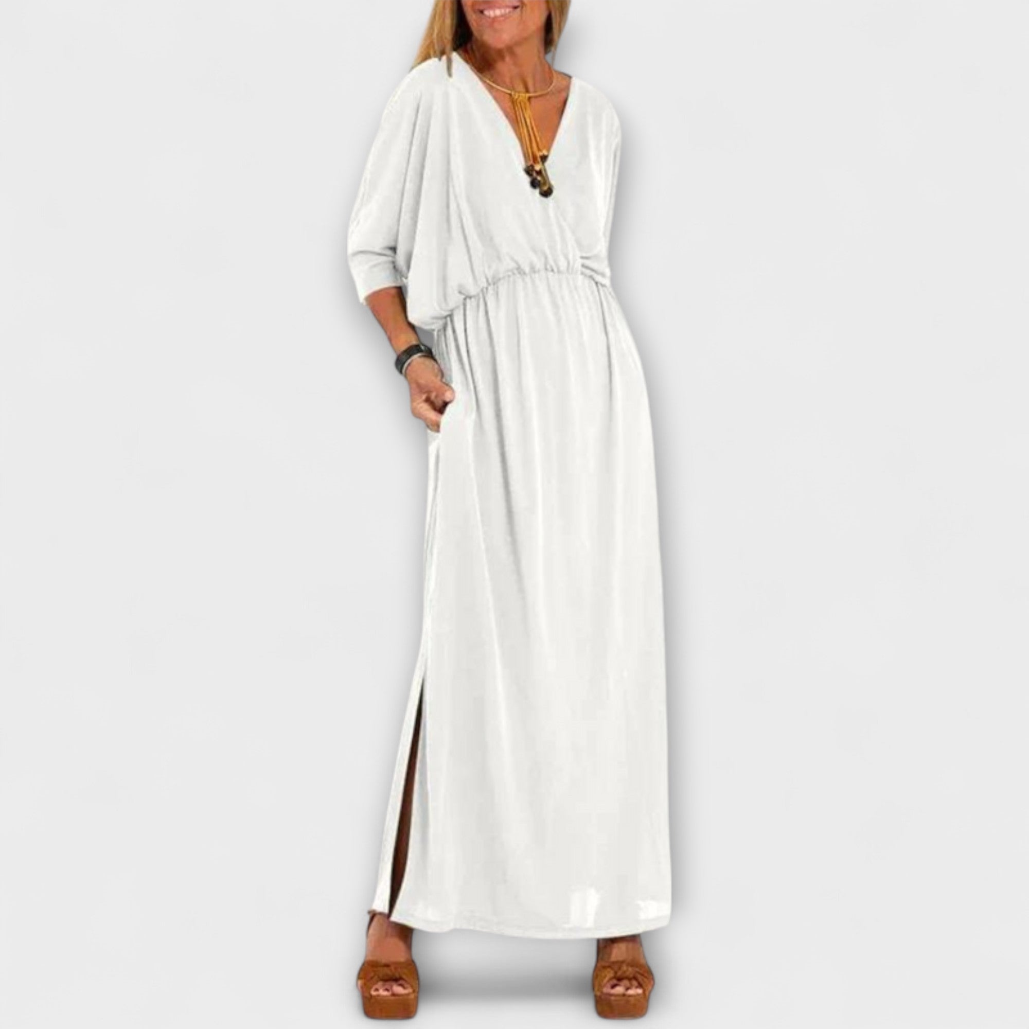 Lani - Vintage Maxi Šaty