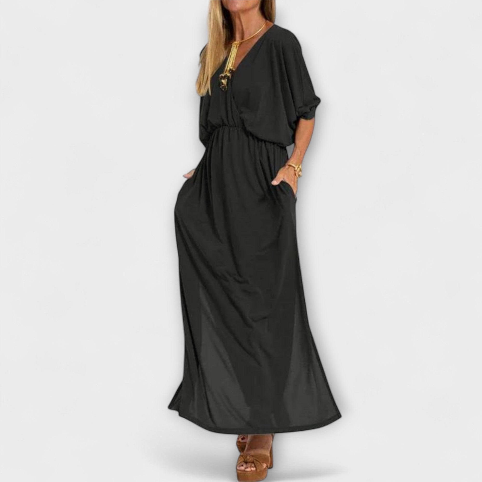 Lani - Vintage Maxi Šaty