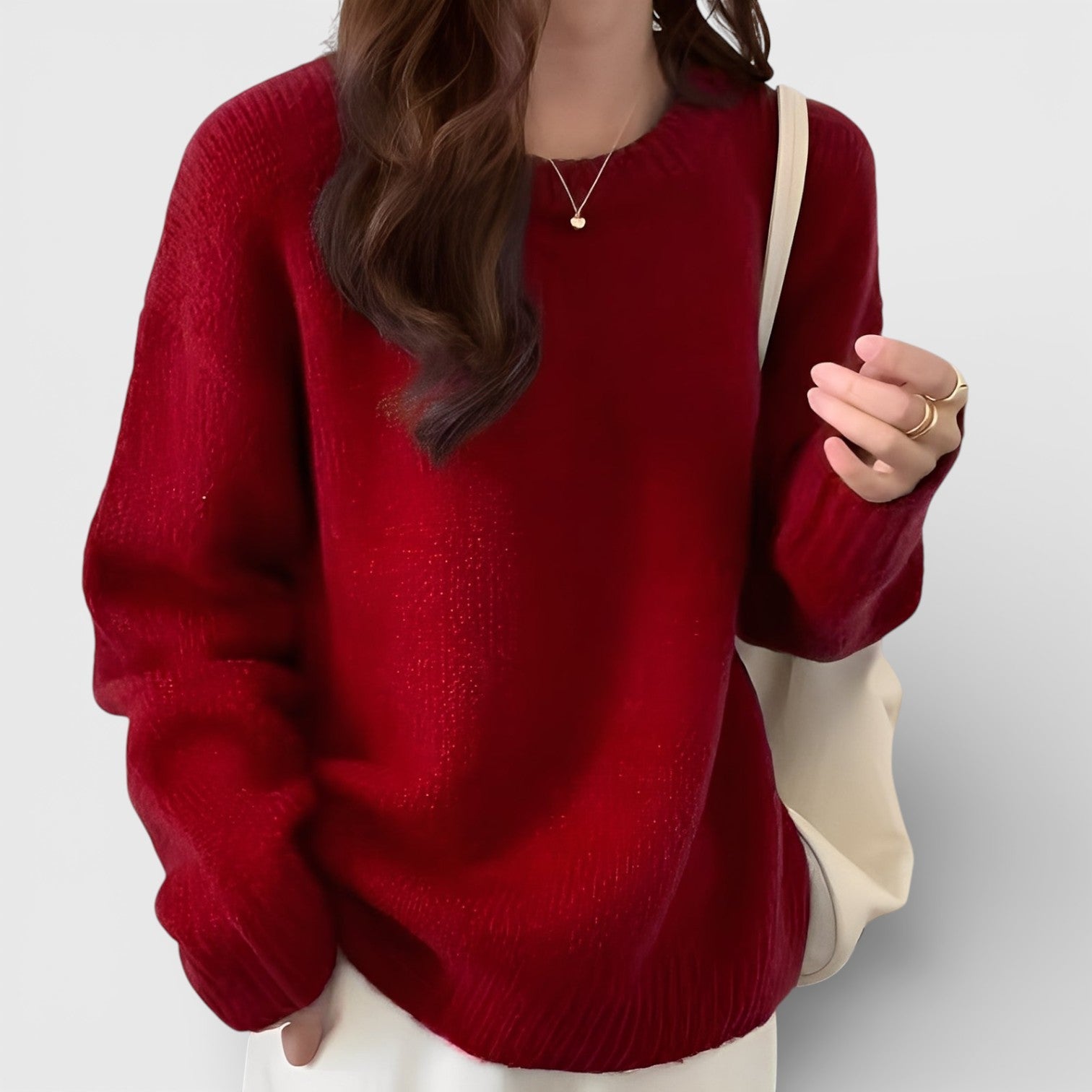Lucie – Oversize svetr s minimalistickým designem