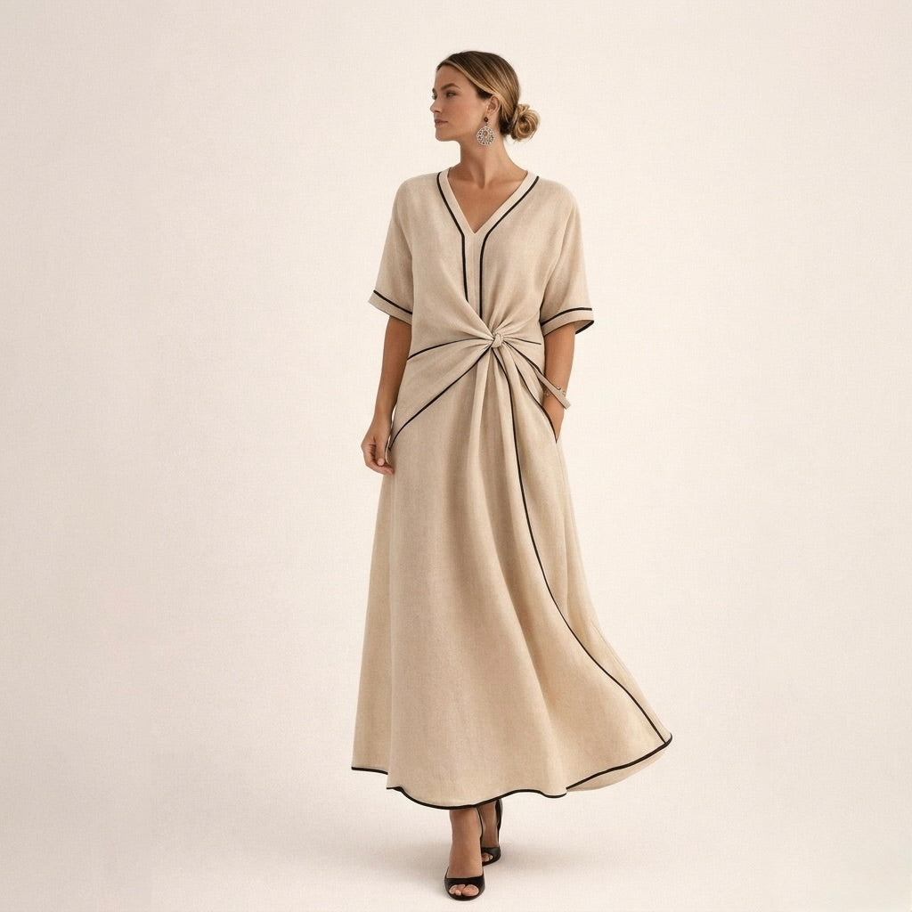 Lena | Elegantní šaty se zavazováním