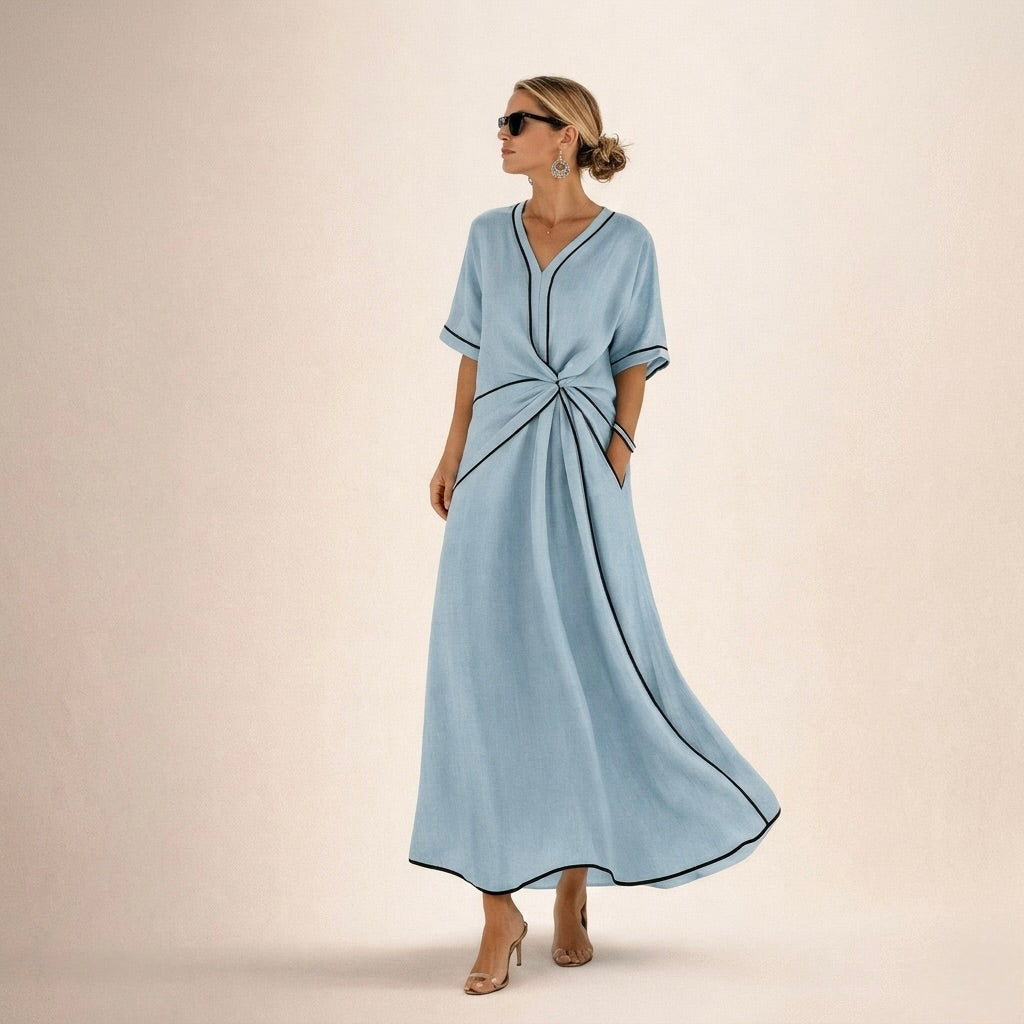 Lena | Elegantní šaty se zavazováním