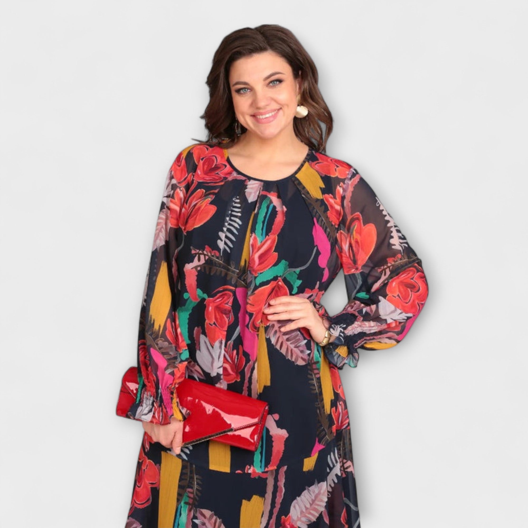 Caroline - Elegantní šaty pro plnoštíhlé pro maximální pohodlí