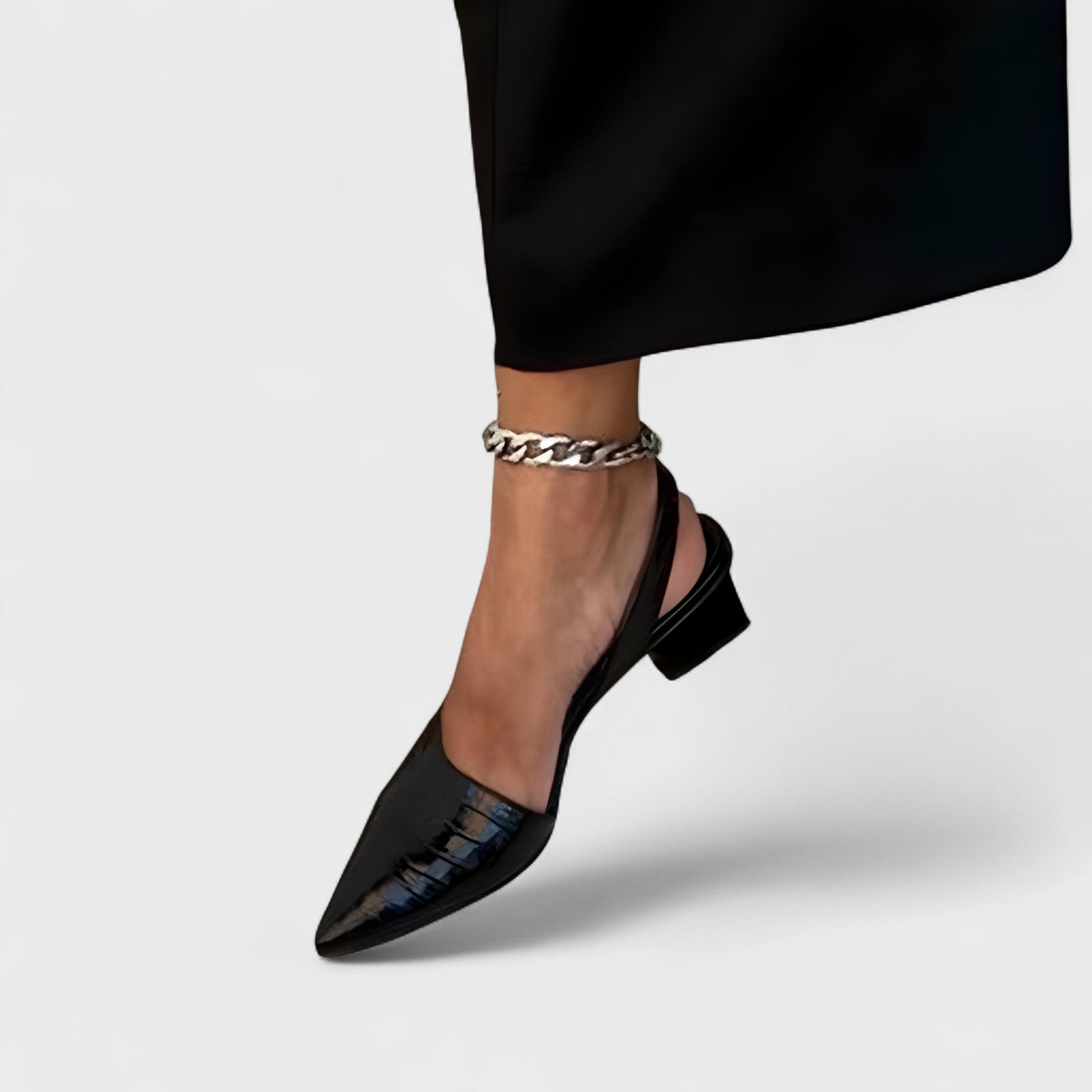 Sophia – Elegantní slingback lodičky s krokodýlím vzorem