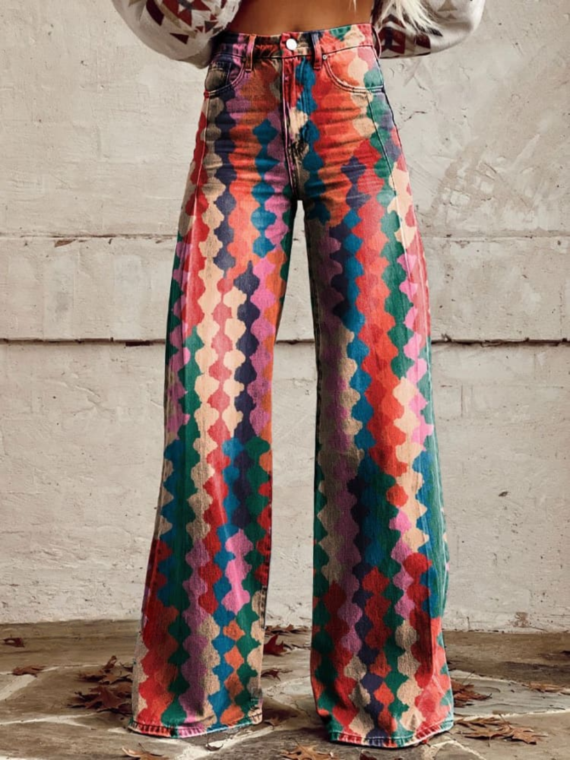 Amélie - Elegantní Boho Kalhoty
