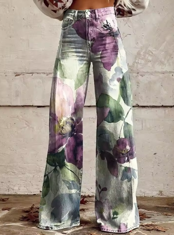 Alessia - Boho Retro Chic Kalhoty