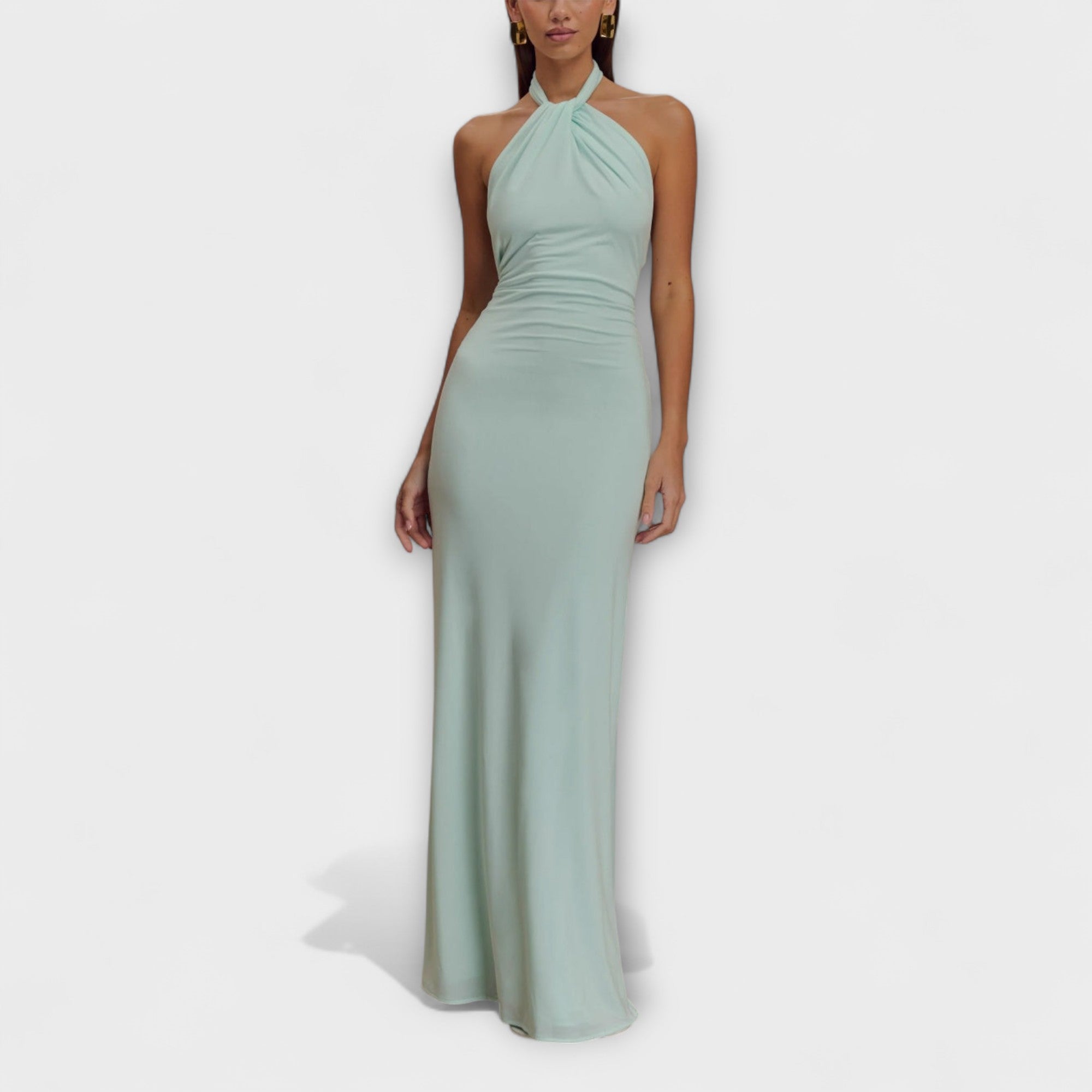 Laguna - Slinky Halter Maxi Šaty