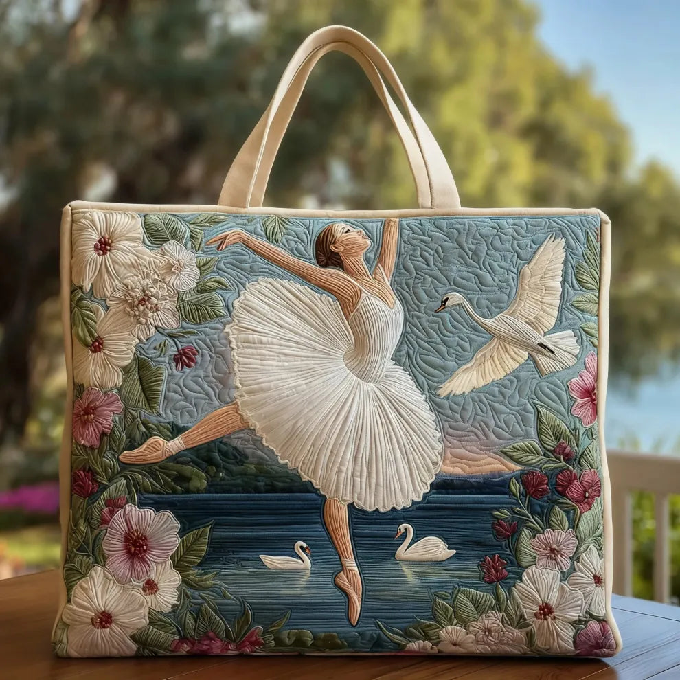 Eleganza Balletto Cigno | Ručně Šitá Prošívaná Taška