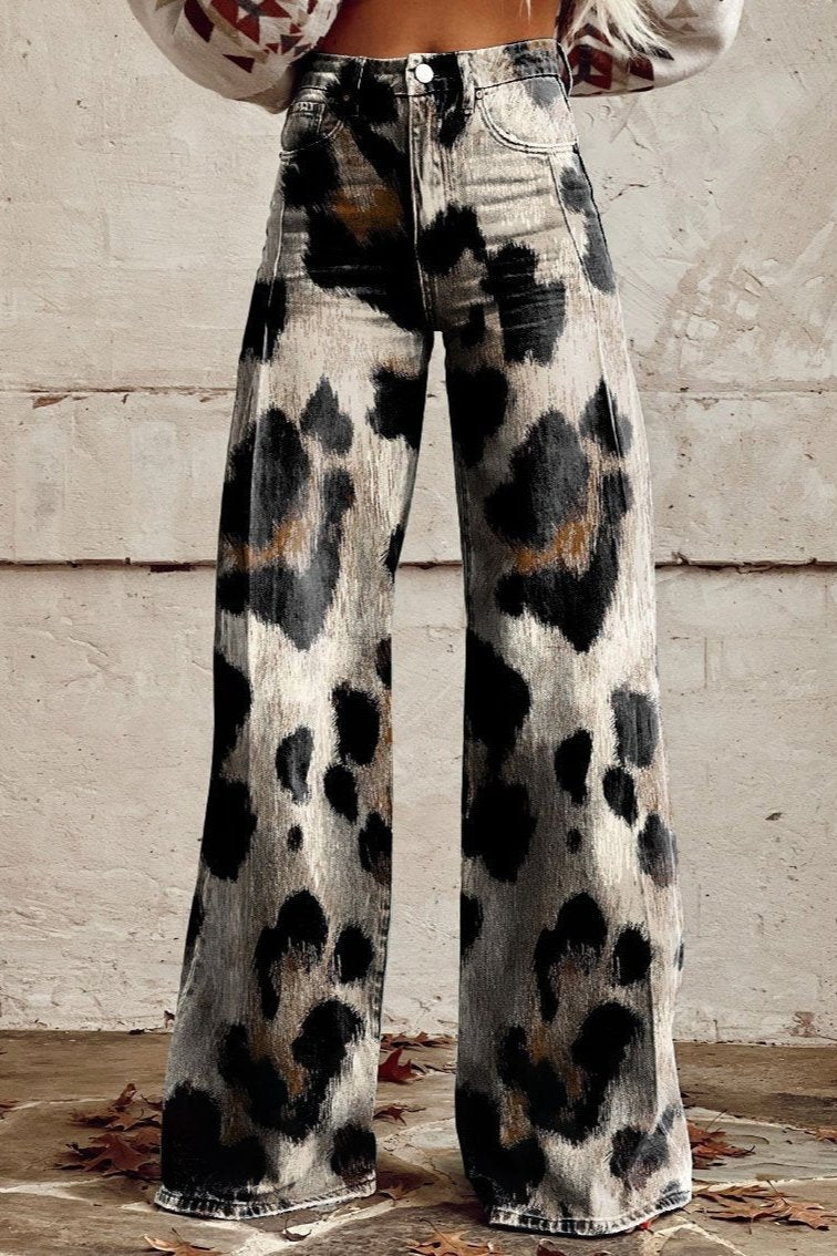 Cheetah - Elegantní Boho Kalhoty