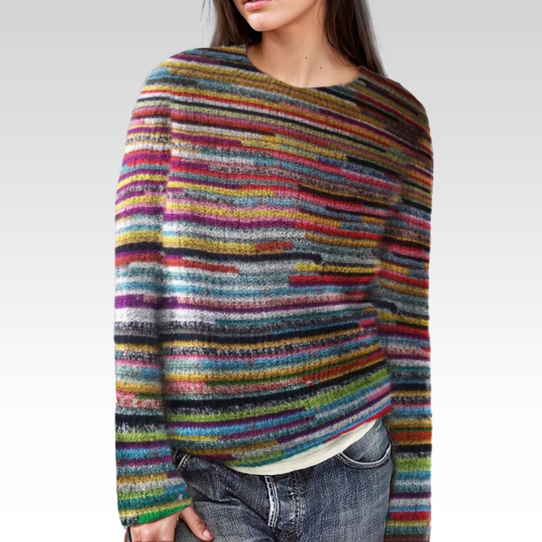 Anna - Klasický Fair Isle svetřík