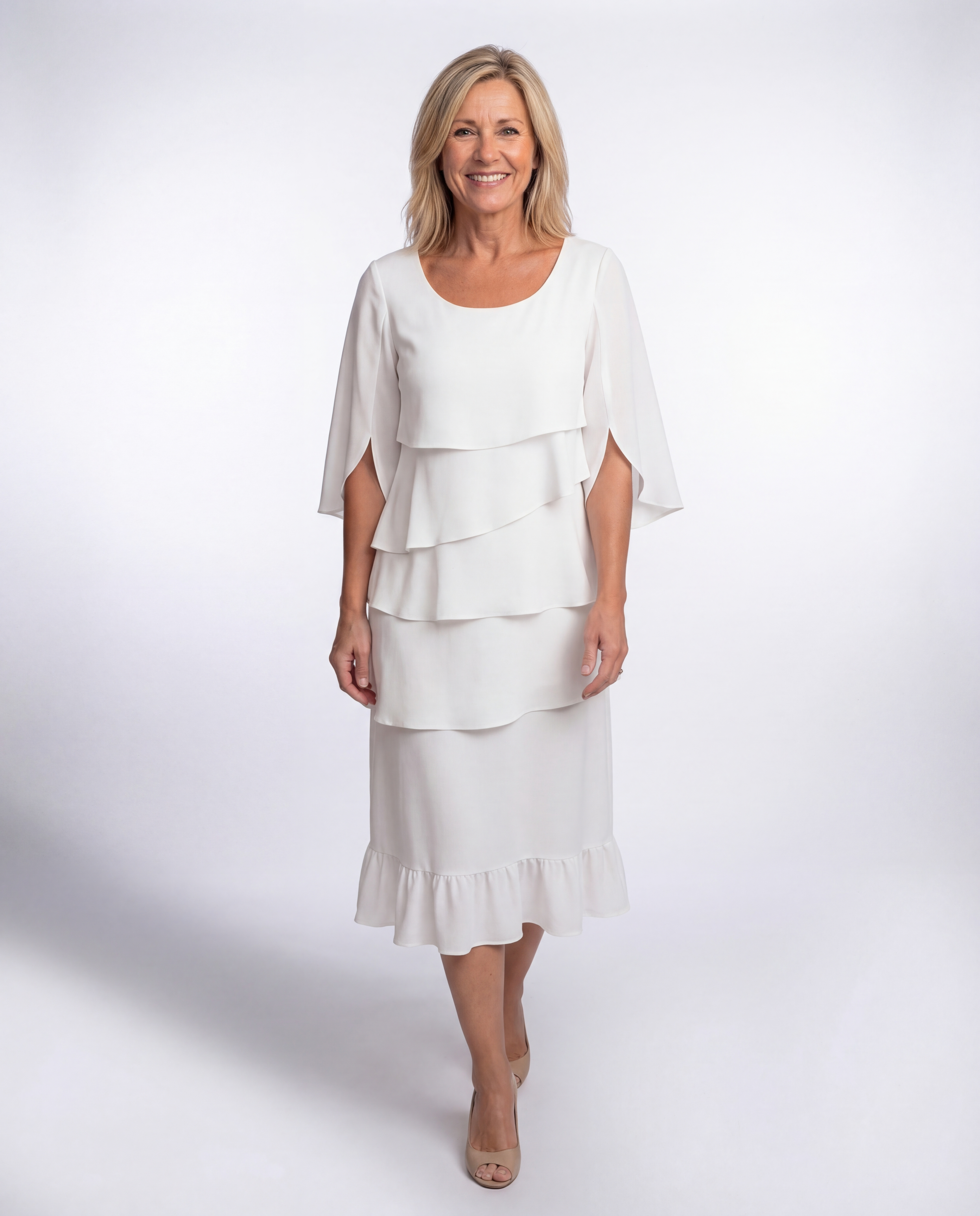 Charlotte – elegantní midi šaty zakrývající bříško